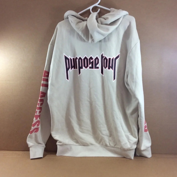 H&M Divided  Justin Bieber Purpose Tour Staff Hoodie Mens XL - Picture 2 of 7